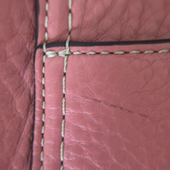 Vintage Coach bag Pebbled Leather Tote Purse Handbag #F13960 - Pink/mauve - Picture 16 of 16